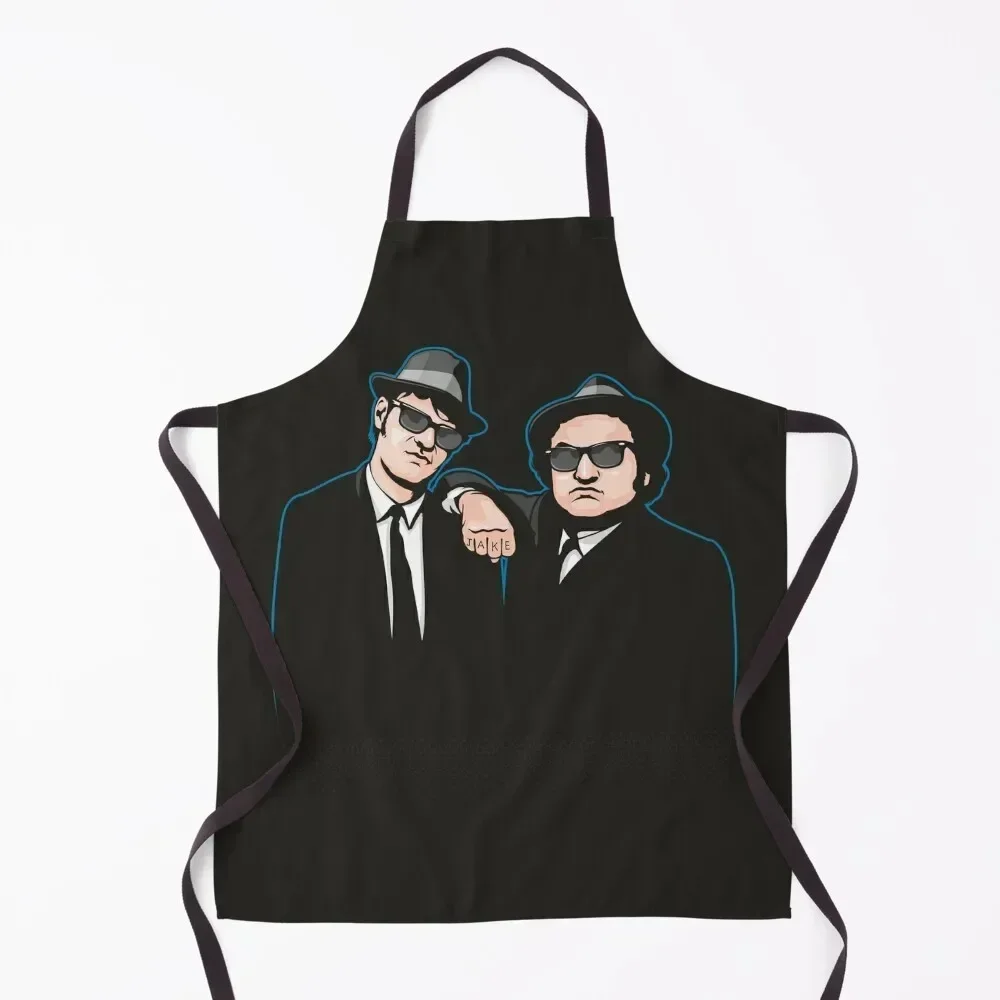

The Blues Brothers Apron Women's Dress manicurist kindergarten teacher Kitchen For Man Apron