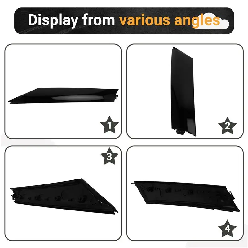 ABXN For MINI Cooper S JCW F56 14- 24 Exterior Window A Pillar Panel Molding 1Pcs Windshield A Post Cover Trim 51137300008 R
