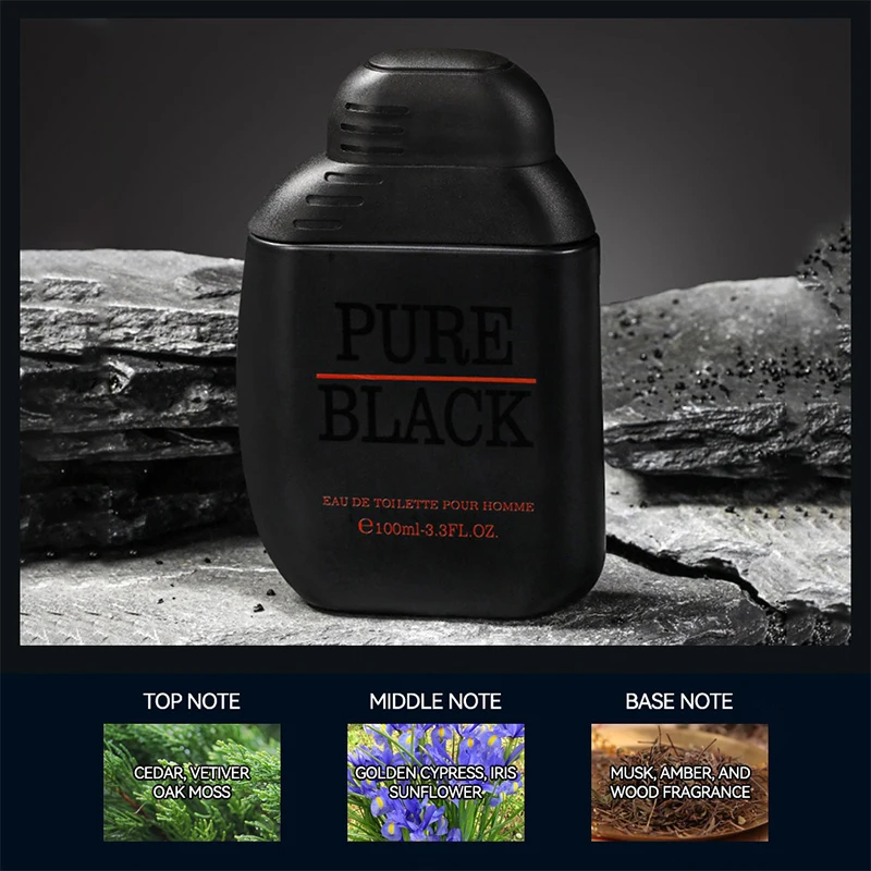 Perfume masculino Dakkar - 100ml, perfume amadeirado, fragrância leve de longa duração, ideal para uso diário, perfume Terra Gulong