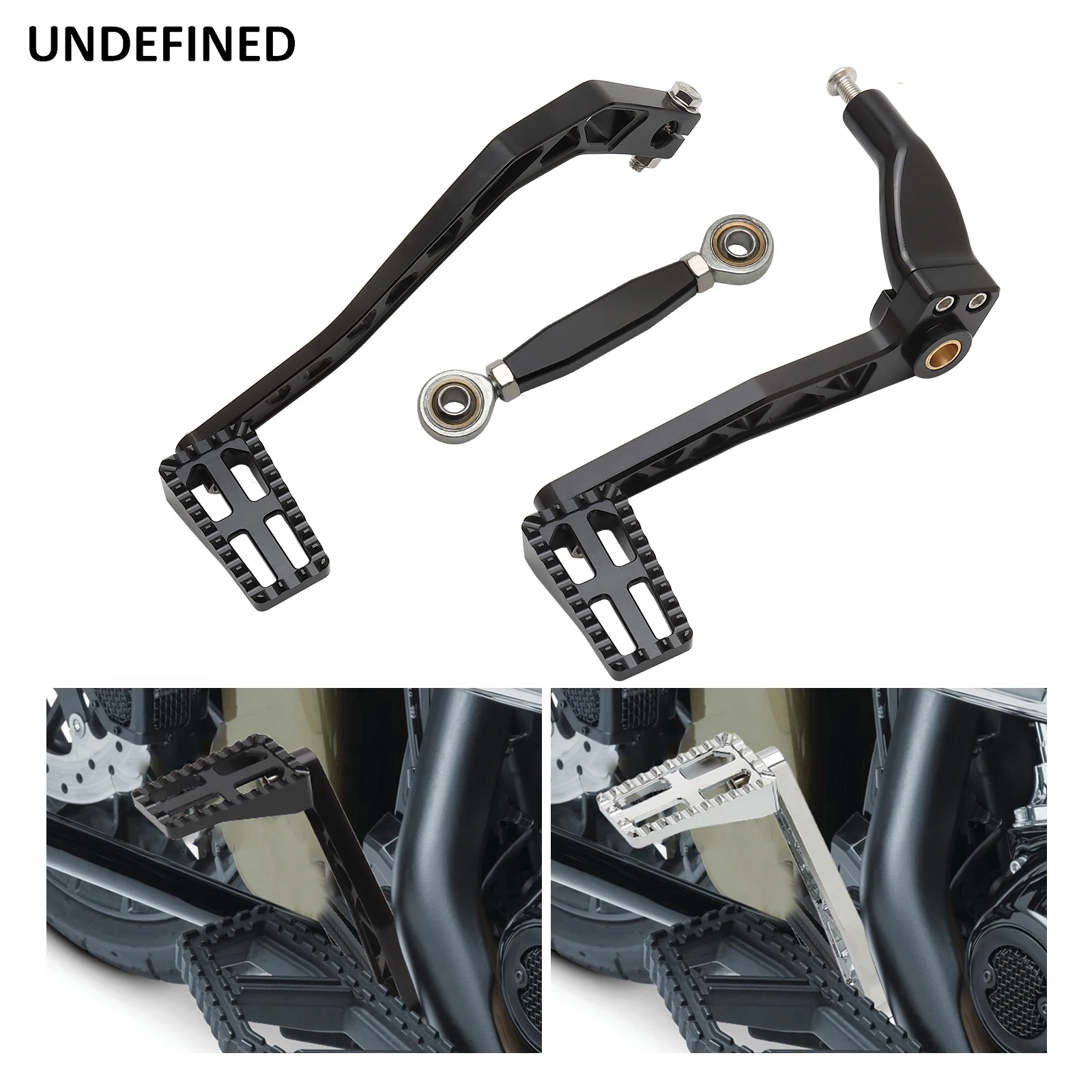 

Комплект педали тормозного рычага среднего управления, рычаг переключения передач, рычаг переключения передач для Harley Softail 2018-2025 Street Bob/114 Low Rider S/ST Low Rider