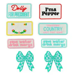 Emblem Clothing Accessories Badge Sticker Embroidered Embroidery Sticker Iron-on Patches