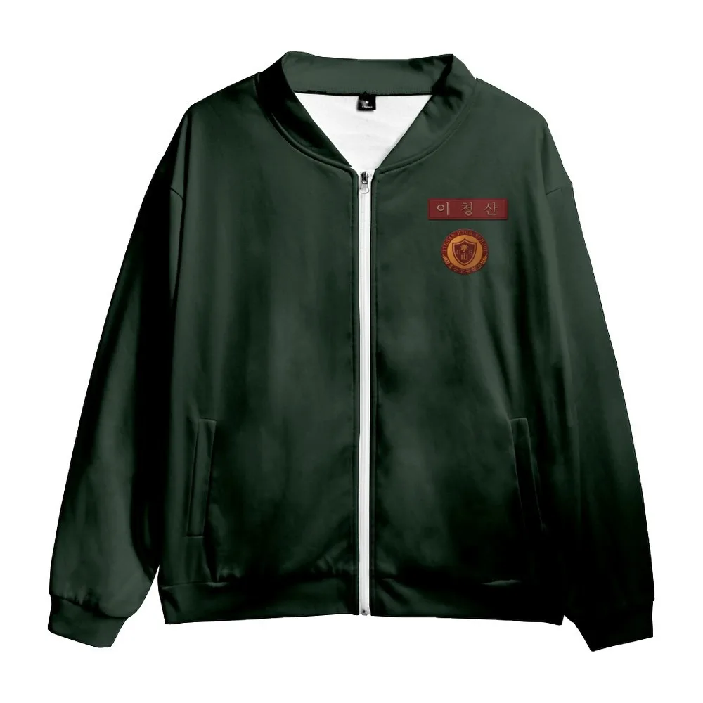 Todos nós estão mortos cosplay traje pulôver moletom casual streetwear casaco jaqueta uniforme escolar halloween adulto das mulheres dos homens