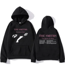 The Smiths Hooded The Queen Is Dead Graphic Printing Gothic Fleece Sweatshirts Long Sleeve Hip Hop Clothes Sudaderas Punk Hoody