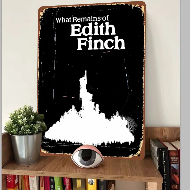 What Remains of Edith Finch Silhouette Metal Wall Art Home Decor Game Poster