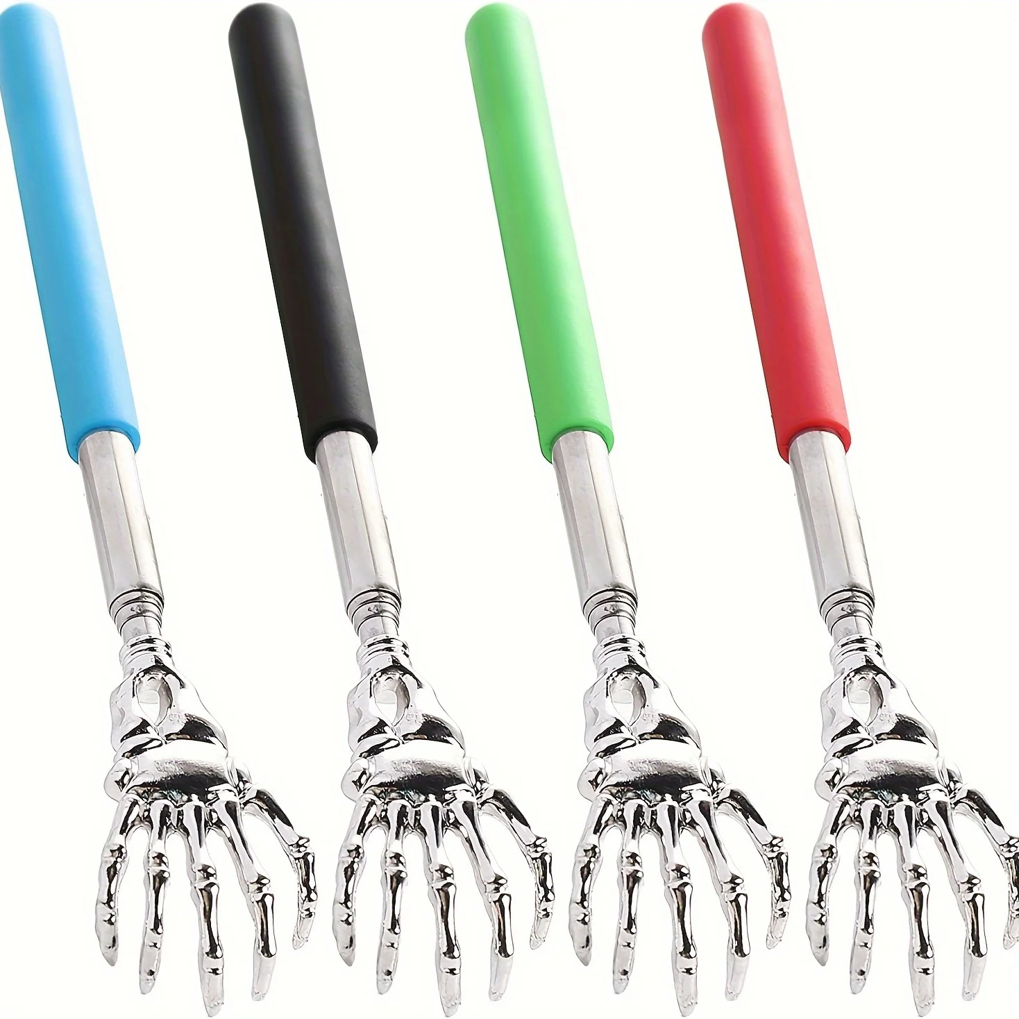 Portable Telescopic Back Scratcher/Stainless Steel, with Comfortable Grip/Ideal for Elderly People, Stainless Steel Telescopic S