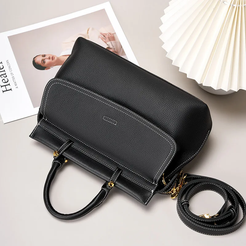 Elegant Shoulder Bag 2025 New for Women, Luxury Soft Leather Crossbody Purse, Fashionable Casual Tote for All Occasions