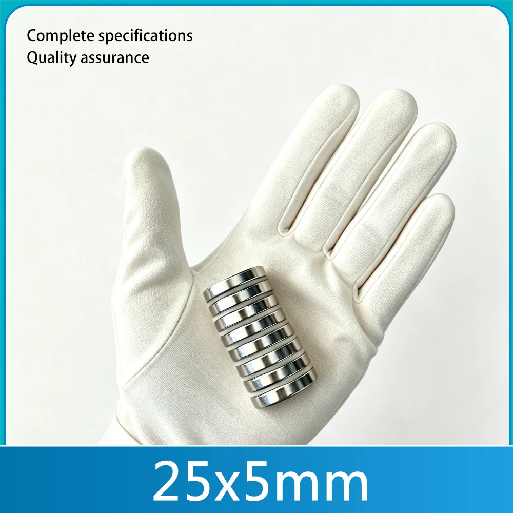 25x5mm N35 Permanent Magnetic 25mmx5mm Bulk Steel Round Magnets 25*5mm Neodymium Disc Magnet 25*5 Circular 25x5