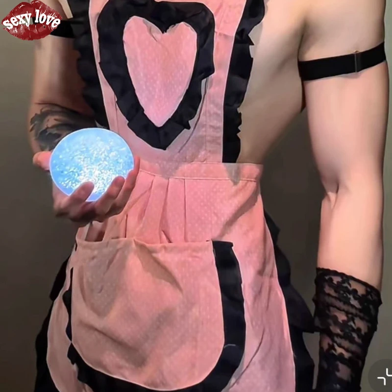 Nueva lencería sexy, traje erótico para mujer, uniforme de sirviente para hombre, uniforme de cosplay tentador para hombre, lencería con encanto tentador