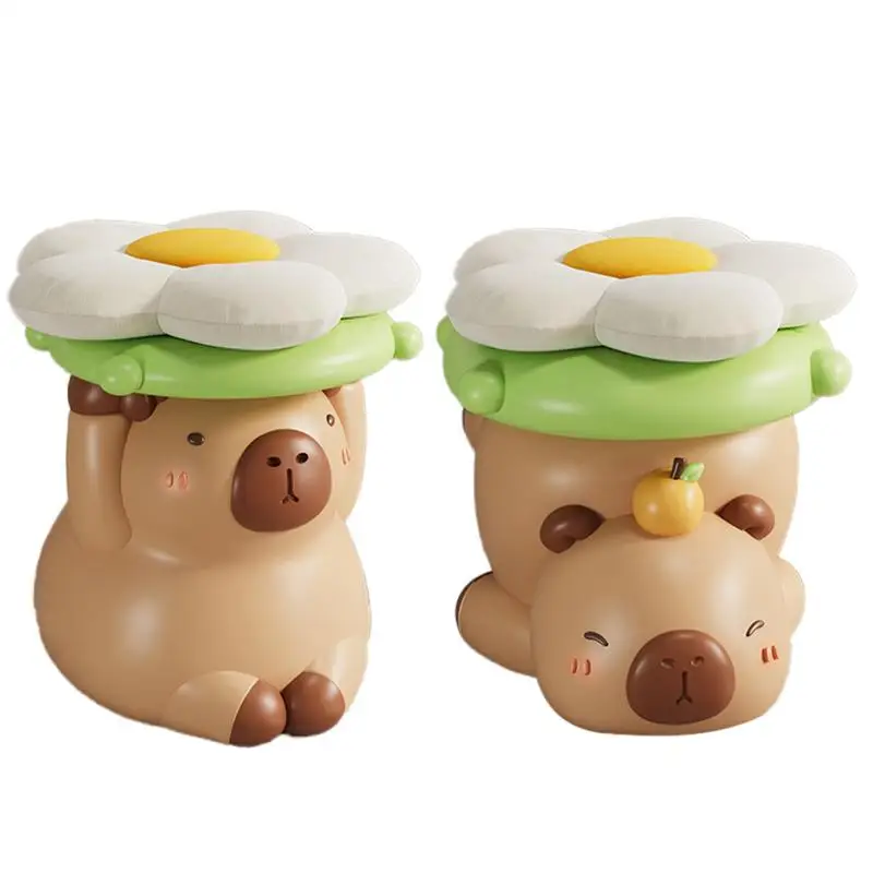 

Kids Animal Foot Stool Foot Rest Ottomans Capybara Seat Cushion Cute Sofa Stool Footrest Seat Animal Footstools Chair For