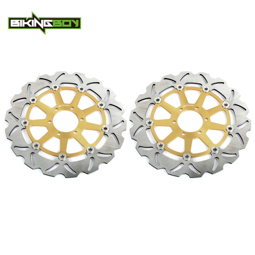 BIKINGBOY Front Brake Discs Disk Rotors XJR 400 95-00 96 97 FZR 600 R 90 91 92 93 94 95 FZS Fazer 600 98 99 00 01 02 03 R1-Z 250