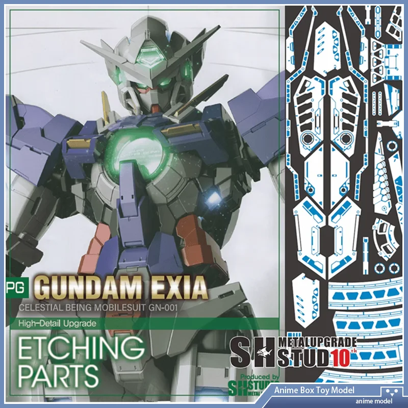 SH STUDIO PG 1/60 for CELESTIAL BEING MOBILESUIT GN-001 EXIA Special Metal Etching Film Original Product
