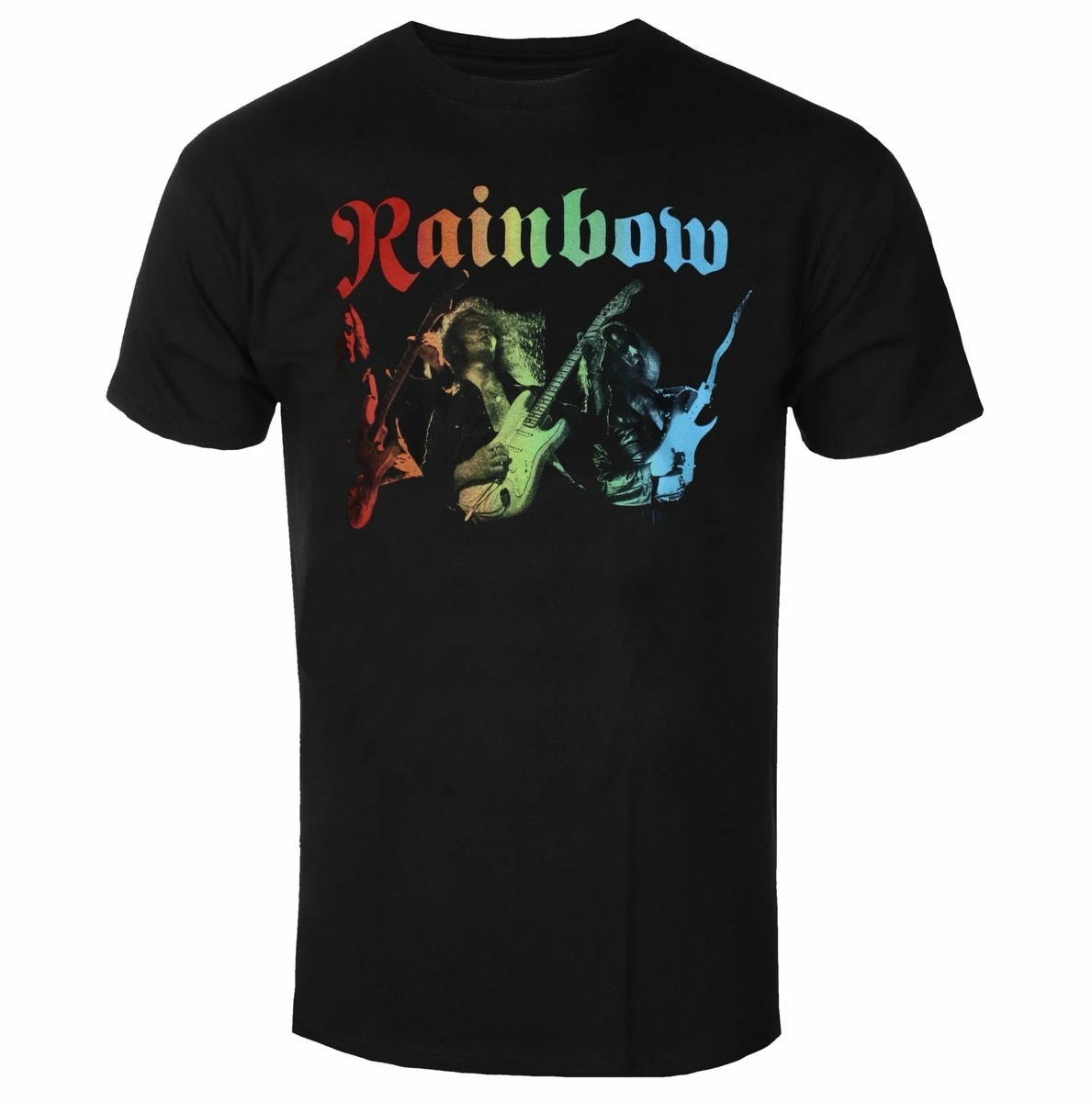 

RAINBOW BLACKMORE'S Peripheral Pattern Printing Summer Luxury Brand Pure Cotton Men's and Women's T-shirt Short Sleeve