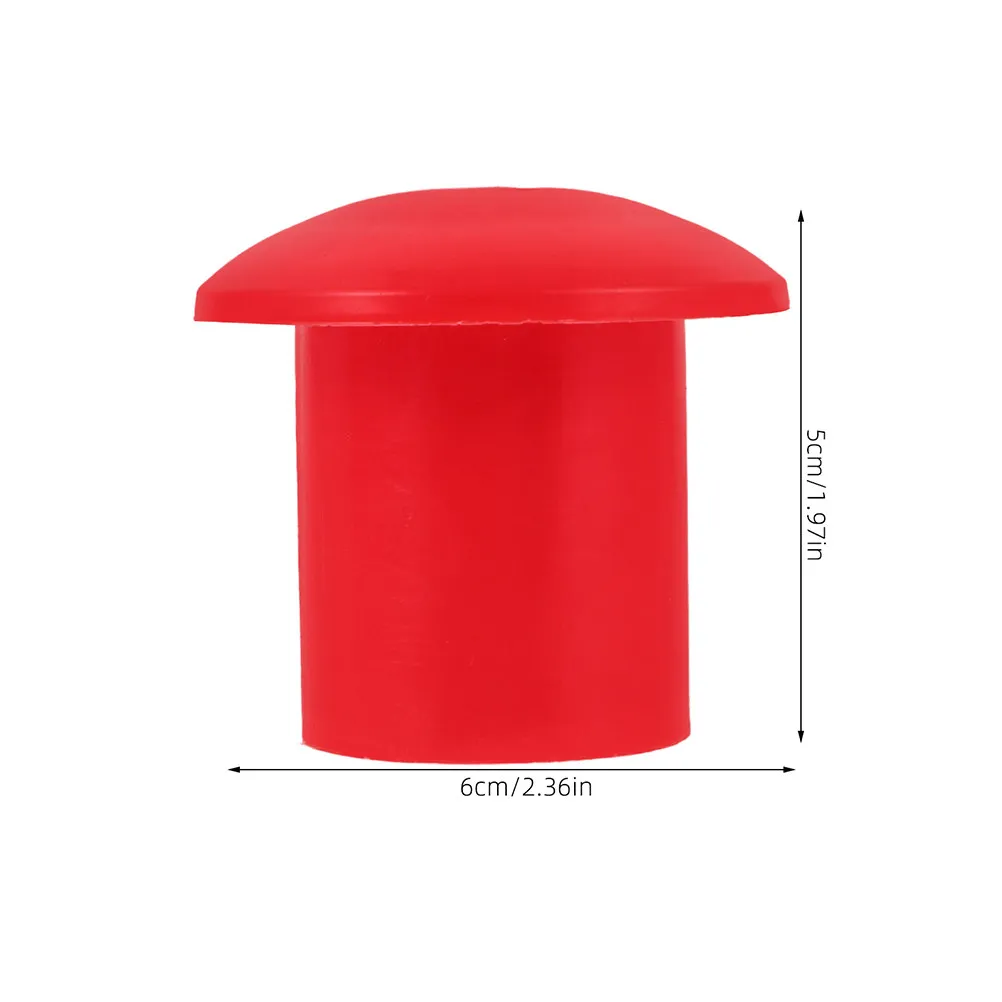 50Pcs Rebar Protection Caps Plastic Mushroom Safety Covers Construction Site Accessories Rebar End Protective Covers Reusable