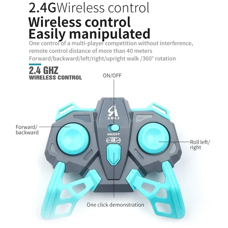 Coches RC 2,4G, camión volquete de 5 ruedas, coche acrobático giratorio 360, Buggy de escalada de alta velocidad, vehículo eléctrico, regalos de coche de Control remoto