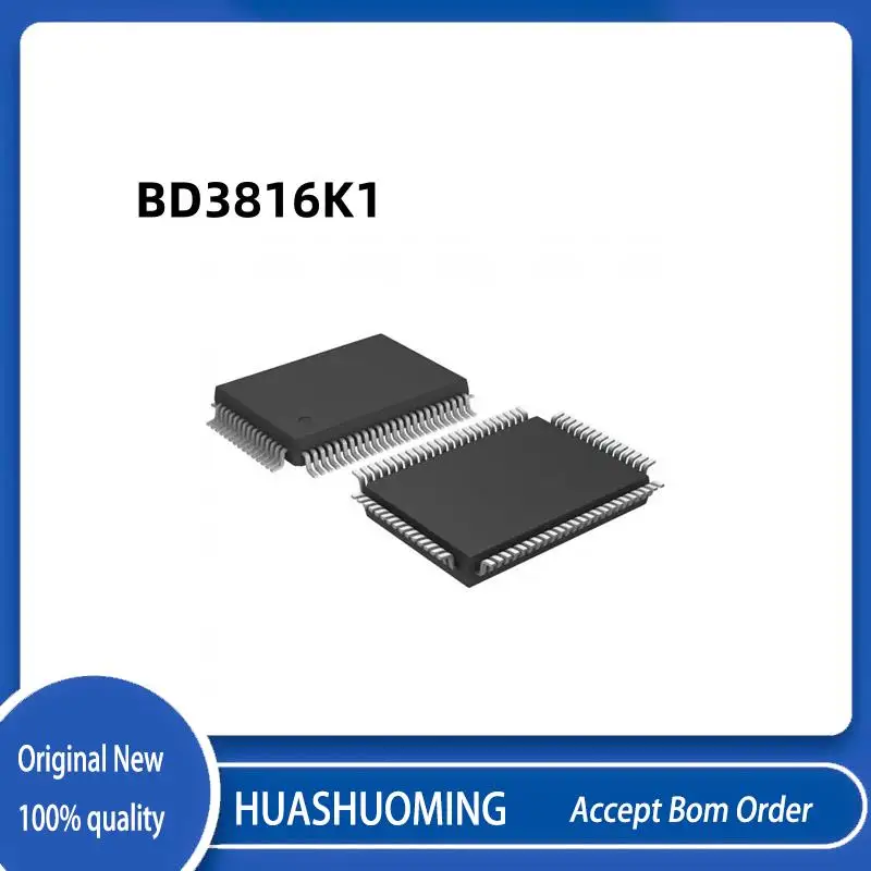 2PCS-10PCS/LoT BD3816K1 D3816K1  BD3816 QFP-80