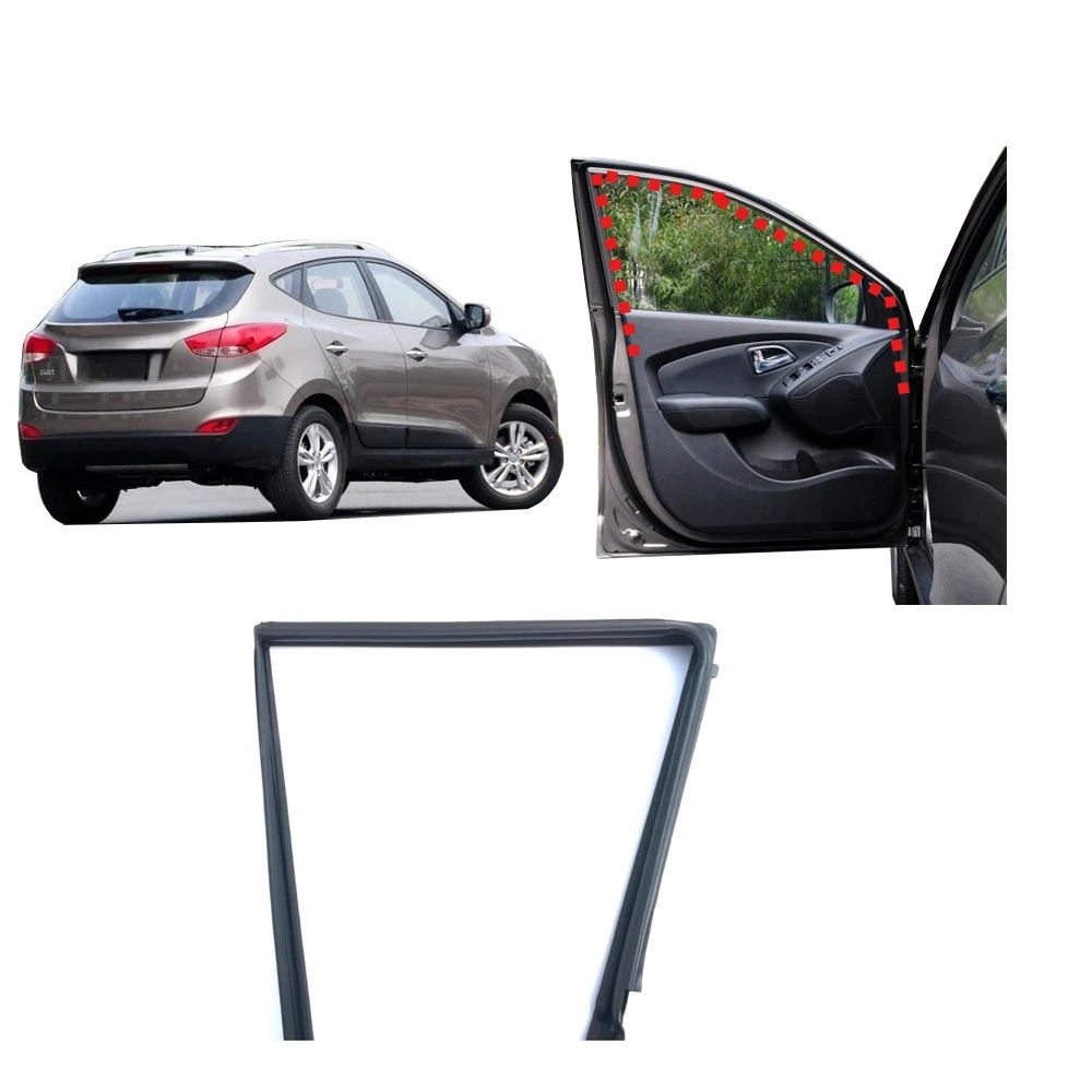 

1 Piece 82530-2S000 Window Glass Runchannel Rubber Seal for Hyundai IX35 2010-2015 Protector Weatherstrip for Hyundai IX35