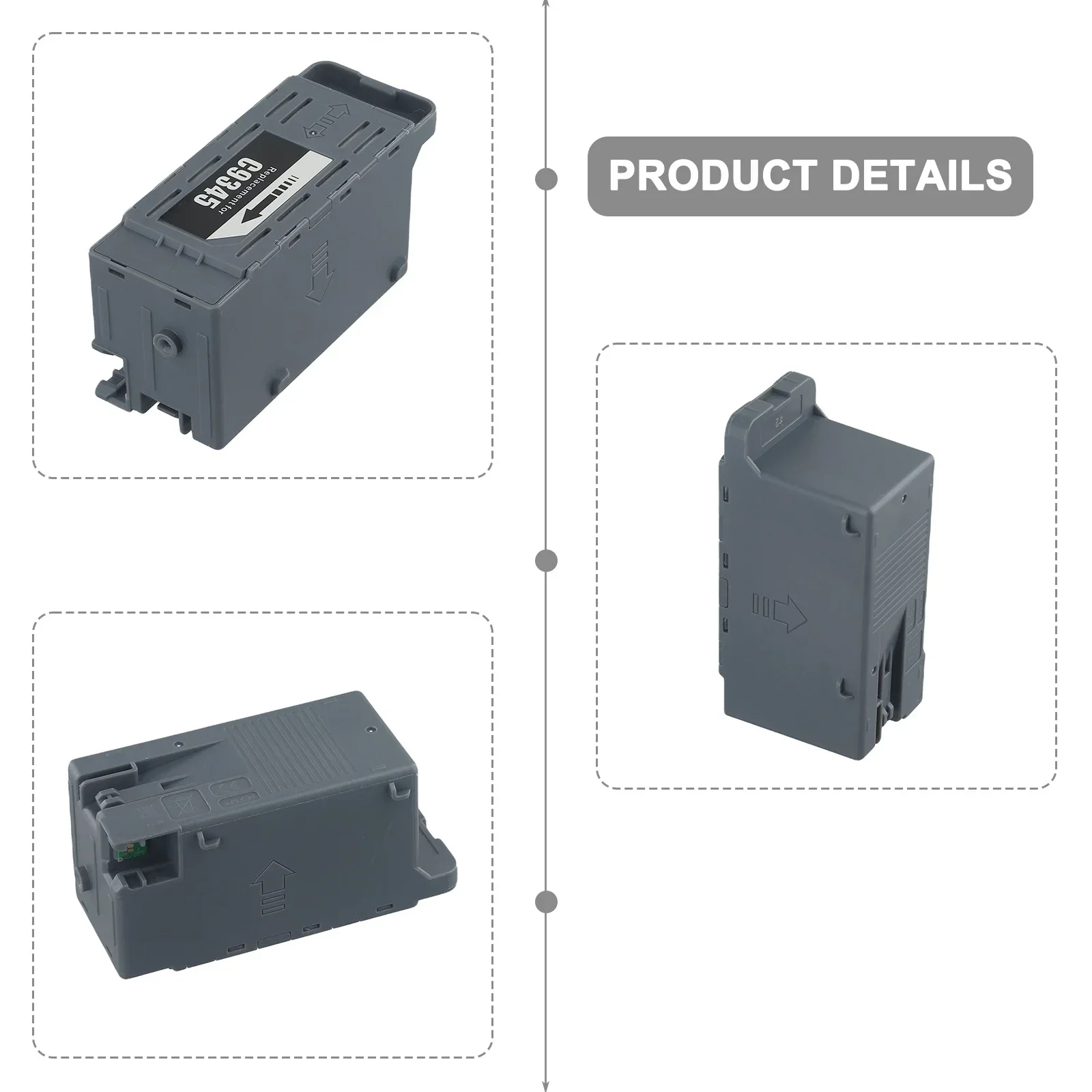 1PC C9345 Maintenance Box For ET5800ET5850 WF7820 L15150 L15158 Waste Ink Tank Ink Maintenance Box Office Supplies