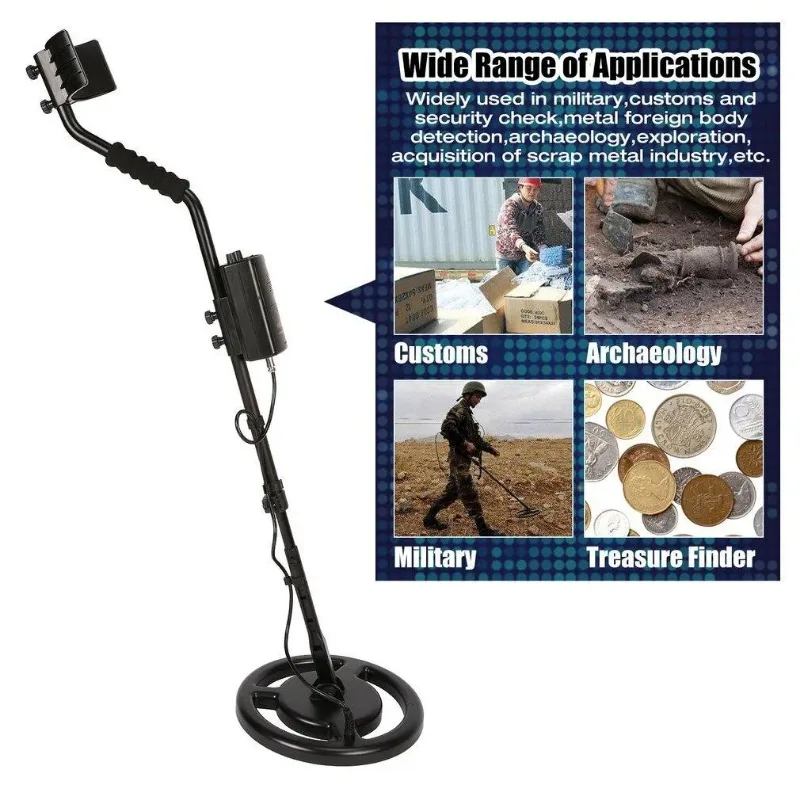 Gold Treasure Metal Hunter Professional Metal Detector Underground AR944M/AS944 Search Depth 1.8M Scanner Finder