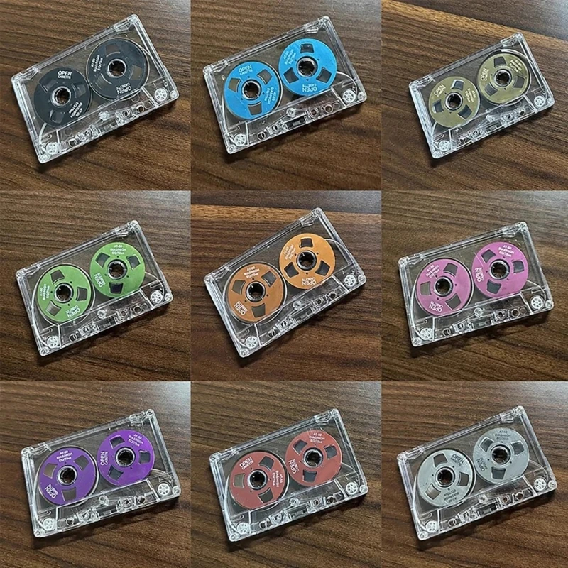 Double Sided Metal Cassette Tape Realistic Sound Blank Recording Tape for Speech