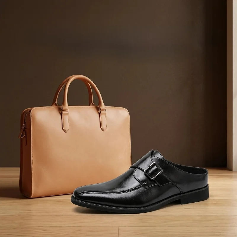 Zomer heren platte leren loafe - Formal Men Office Wear Sandals recensie en prijs