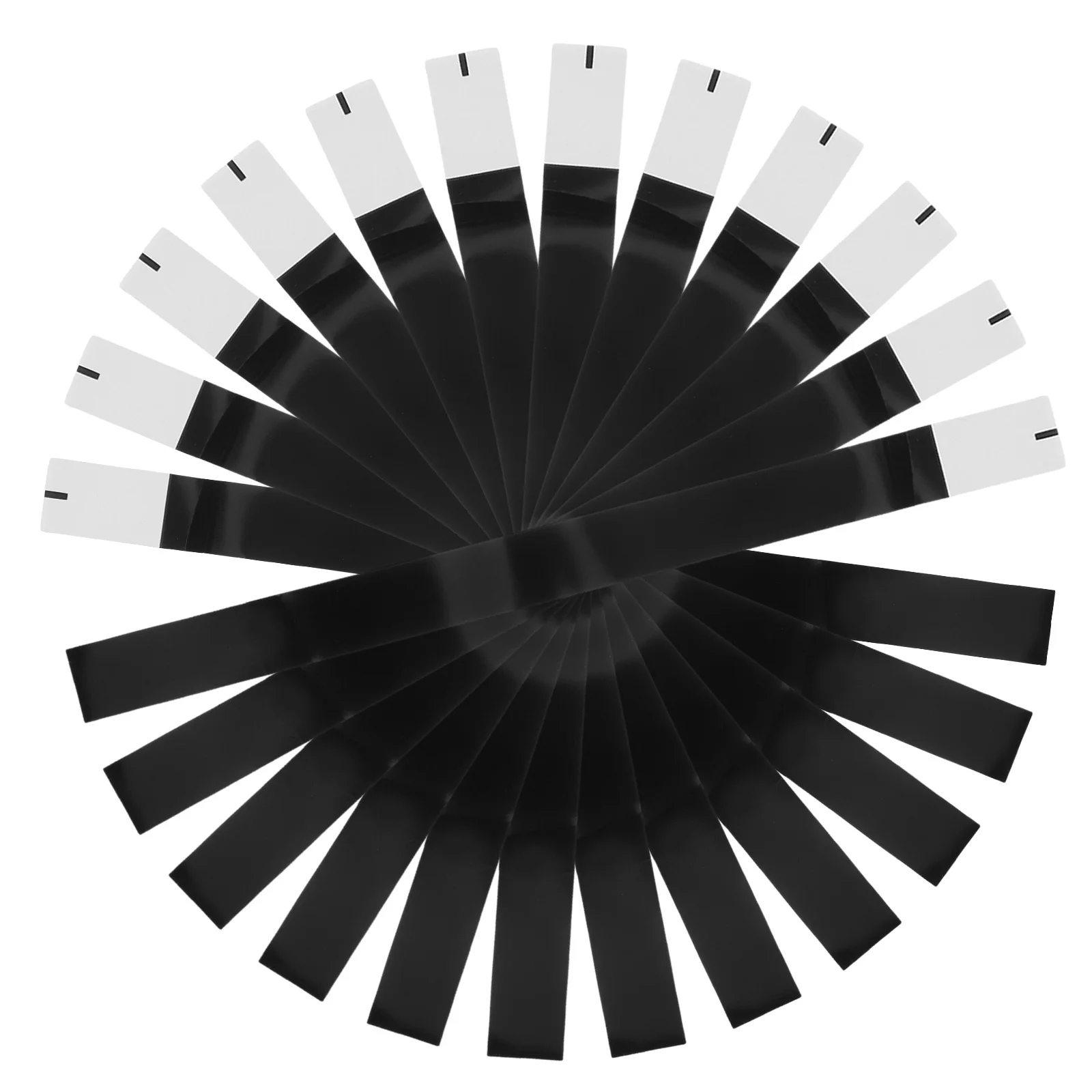 

100Pcs Self Adhesive Napkin Rings Black Paper Napkin Bands for Wedding Party Silverware Wraps Table Decoration Holiday Event