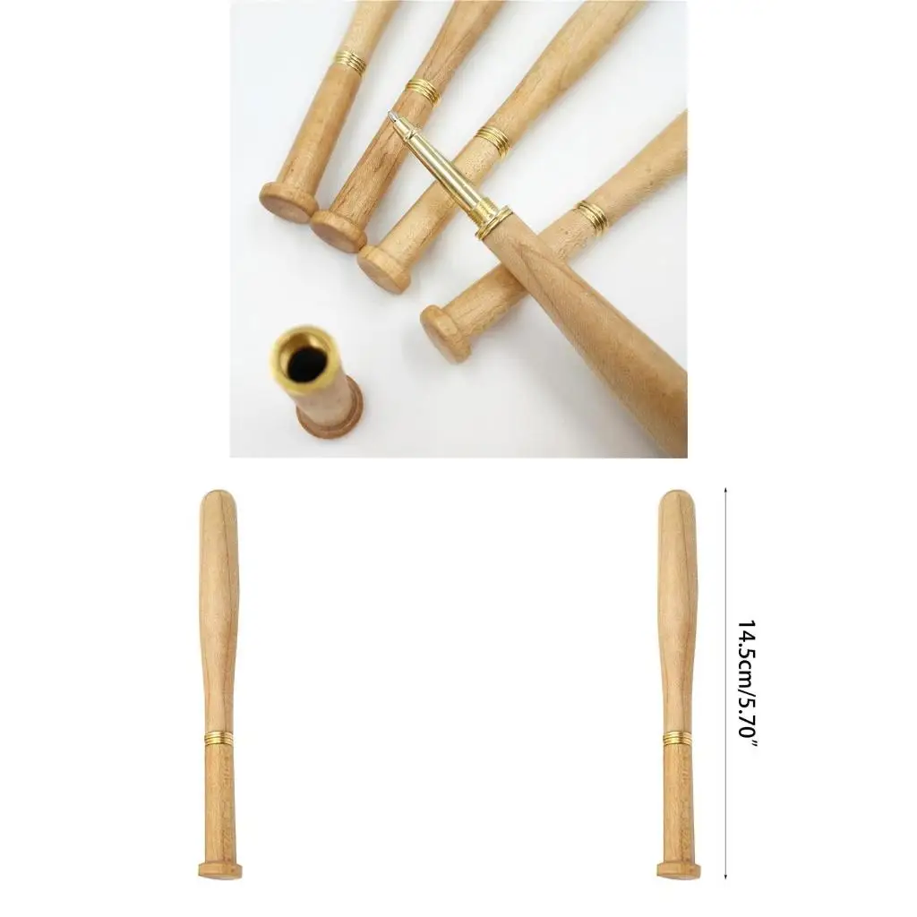 Baseball Bat Pens Maple Ballpoint Pens Pen School Office Supplies