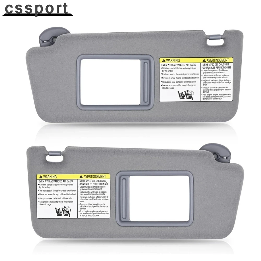 

1 Pair Sun Visor LH Driver & RH Passenger Side For 2005-2015 Toyota Tacoma