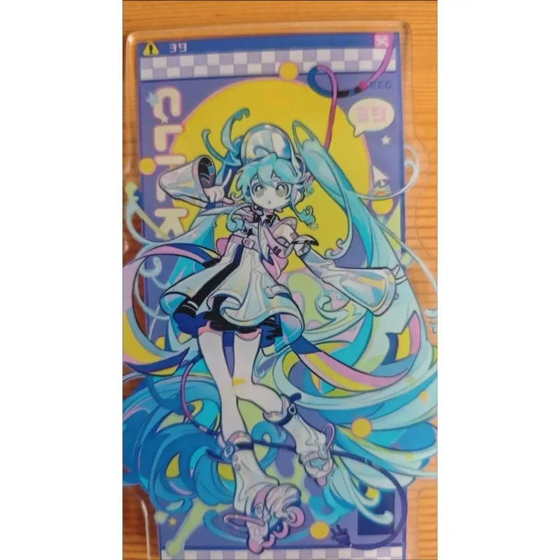 하츠네 미쿠 아크릴 스탠드 피규어 배지 하츠네 미쿠 프로젝트 DIVA 애니메이션 주변기기 귀여운 만화 창의력 데스크탑 장식품 New