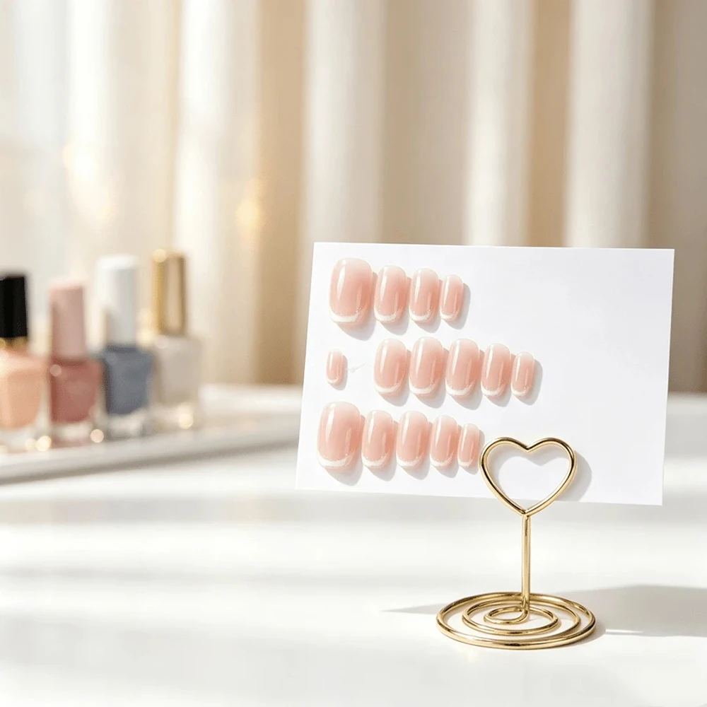3pcs Hollow Heart Love Nail Polish Shelf Desktop Nail Sample Display Shelf Nail Polish for Nail Art Tool Display Shelf