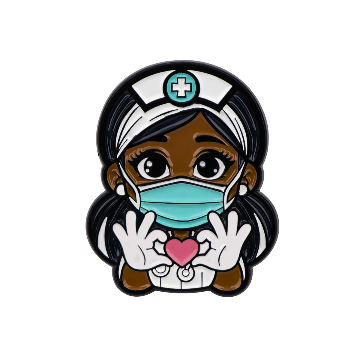 Cartoon Medical Nurse Enamel Pin Lapel Pins for Backpacks Badges on Bags Women Brooches for Clothes Jewelry Accessories Gifts