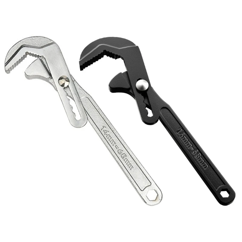 

Universal Adjustable Wrench Multifunction 6 Gear Serrated Self Tightening Wrenches Pipe Wrench Spanners Plumbing Tool