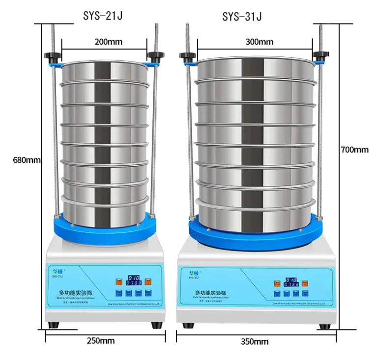 Gold Seller Factory Wholesale Particle Size Analysis Sieving Machine Lab Usage Mechanical Shakers Sieve