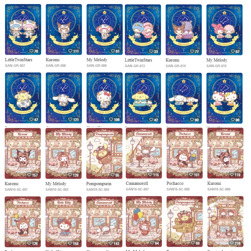 Original KAYOU Sanrio Characters Cute Dream Collection Card Premium Pack Aromatic Tale T4W1 Official Gift