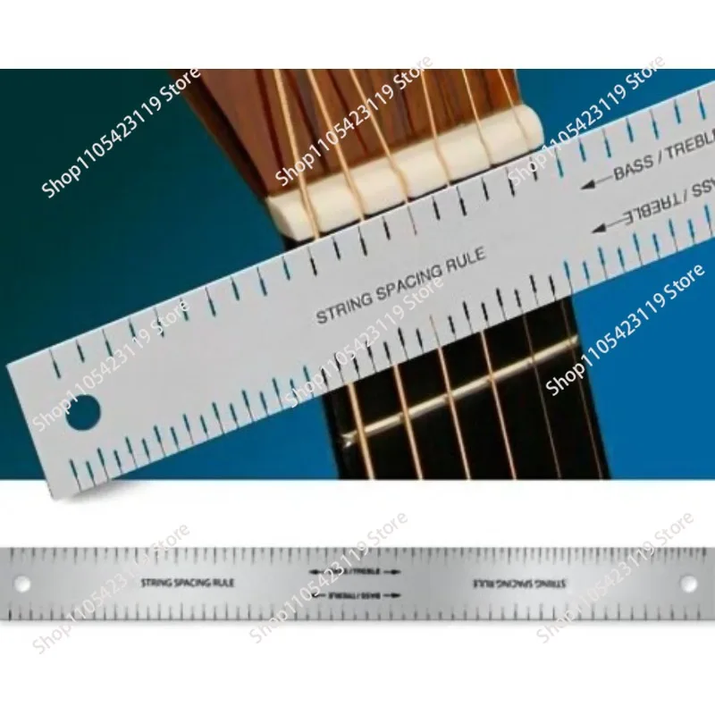 Professional Guitar String Pillow Slot Ruler Luthier Tool Guitar Nut Slotting String Spacing Measuring Tool