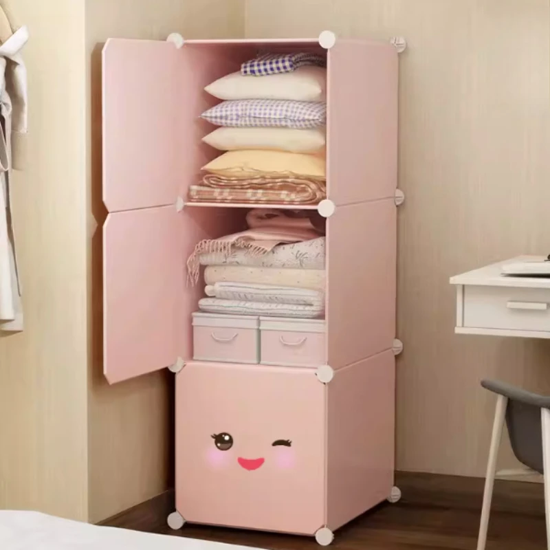 Clothes Baby Closet Cabinet Baby Dress Closet Girl Wardrobe Bedroom Storage Children Dresser Organizer Roperos Closet Furniture