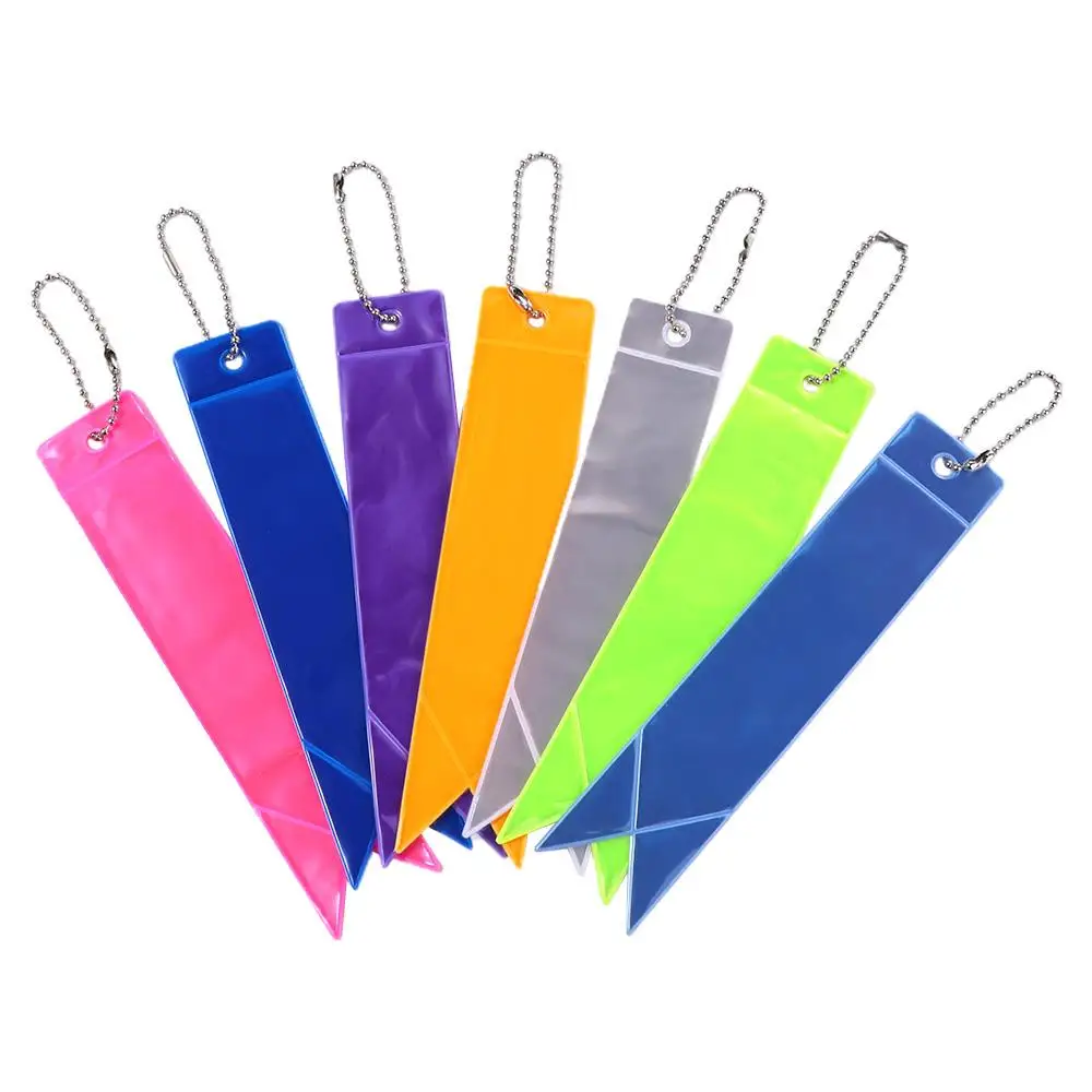 Ornaments Reflectors Backpack Pendant Bag Keychain Car Keyrings Reflective Strip Reflective Keychains Reflective Pendant