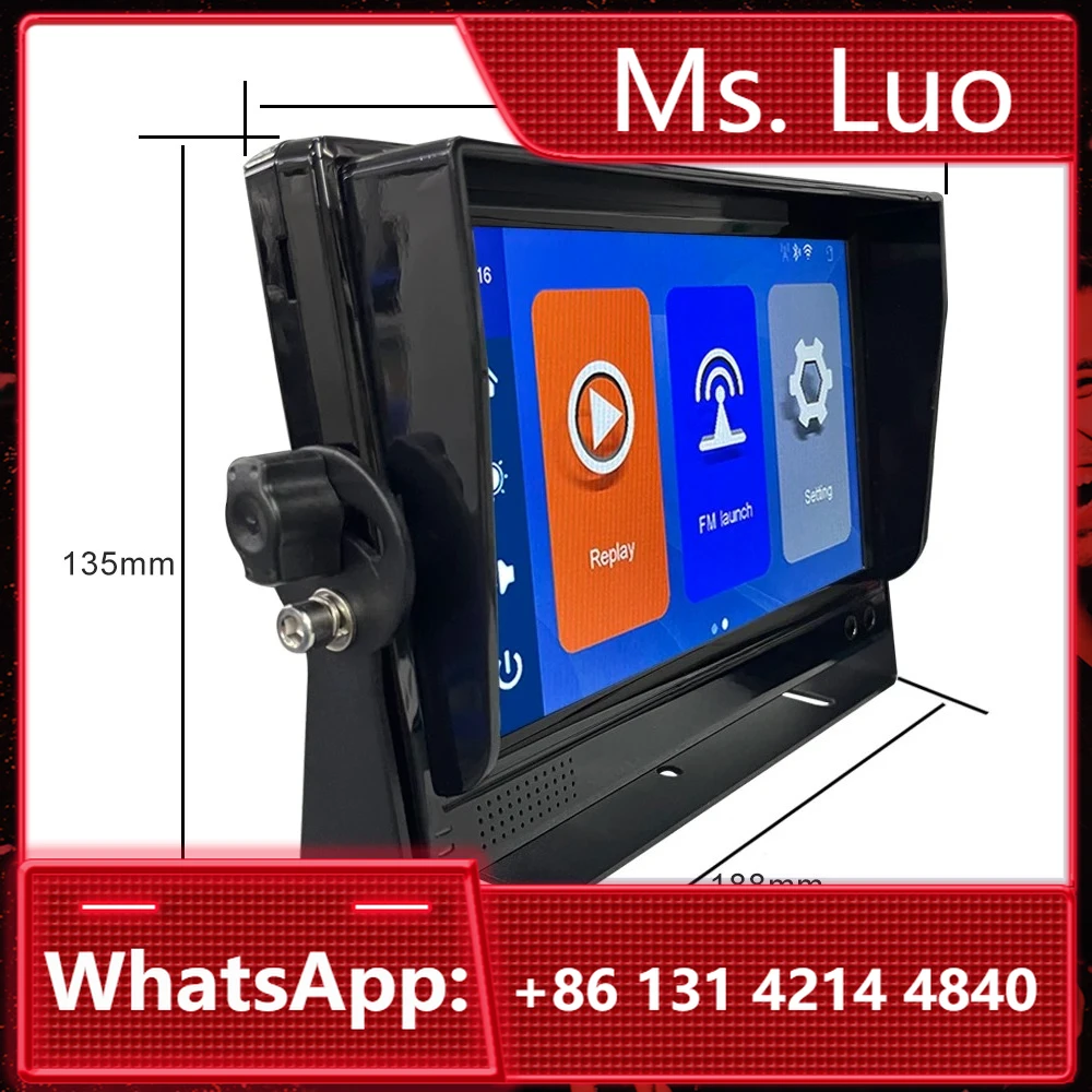 Wireless Carplay Android Auto 7'' Touch Screen Car Display Player with Bluetooth and FM for Navigation