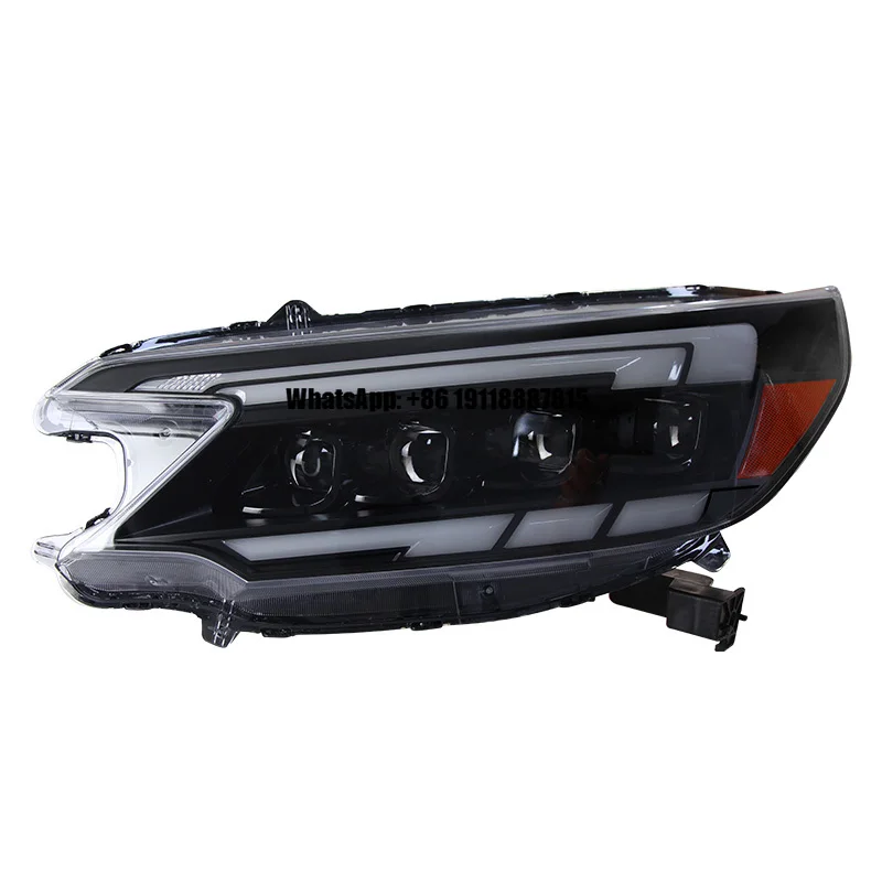 

Для Honda CRV 12-14: Новая светодиодная фара в сборе с ДХО и линзой указателя поворота, 12В