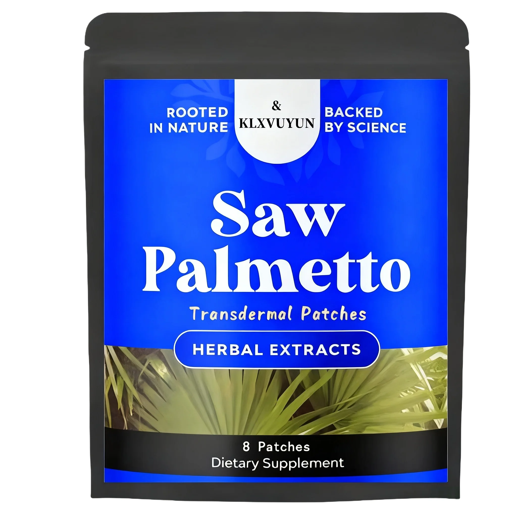 Pure Saw Palmetto Extract Patches - Enhanced Hair Growth Supplement with Saw Palmetto for Women and Men