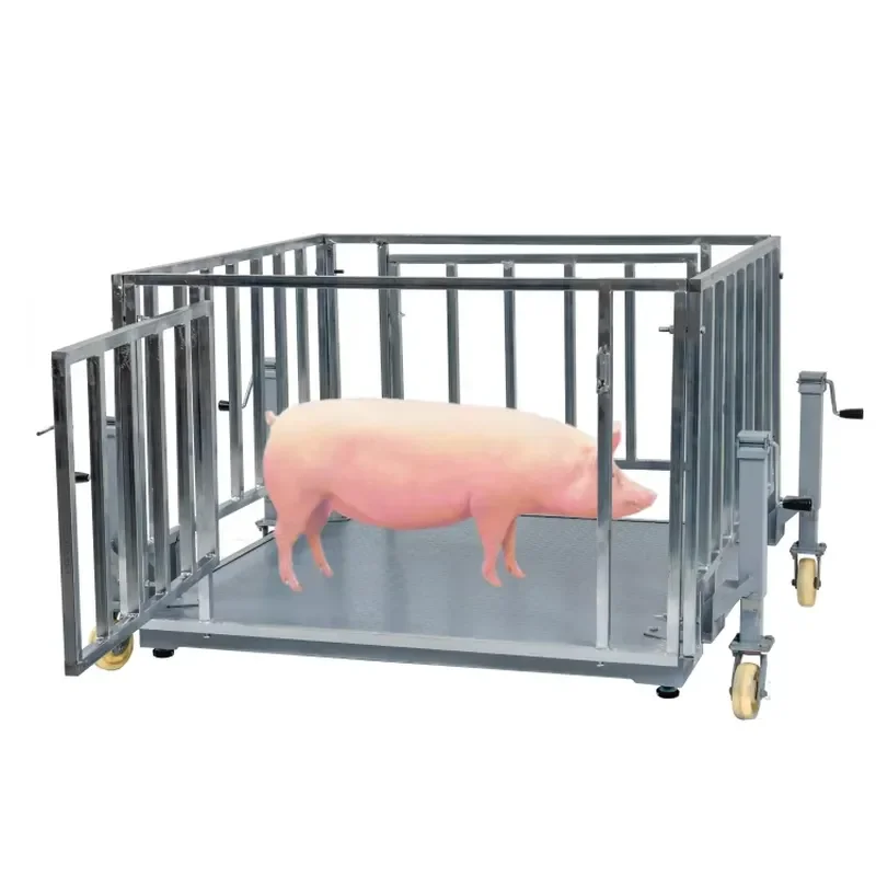 SFW Certificate 1T 500KG 800KG Animal Weighing Scale Sheep Weighing Scale Livestock Weighing Scale in the Breeding