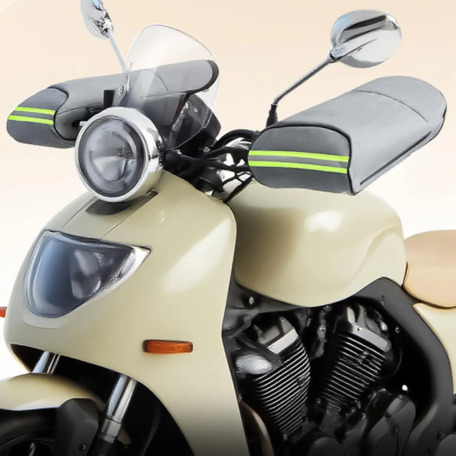 

Motorcycle Hand Covers Windproof Protective Warm Gloves Motorcycle Warm Gloves Hand Warmers for Women Winter Cold Weather Daily