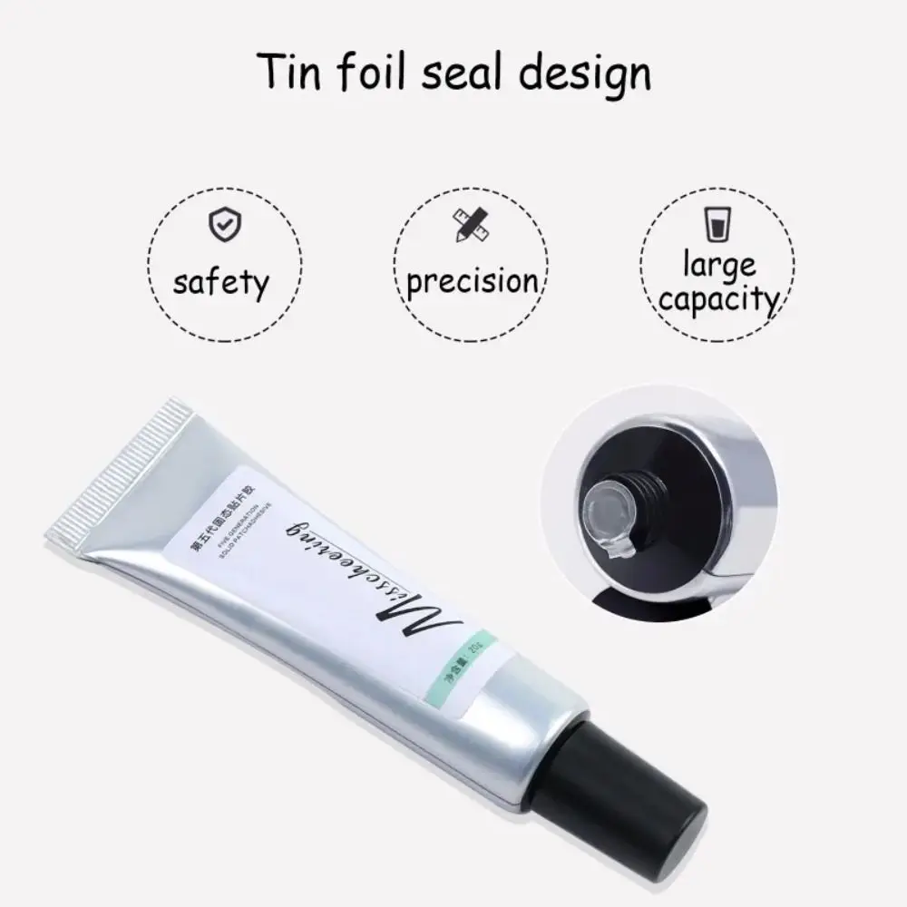 Solid Nail Tips Gel No-Flowing Modelling Stick Tips Easy Stick Fake Nail Soak Off Base Gel Glue Gummy Adhesive Bond UV Glue