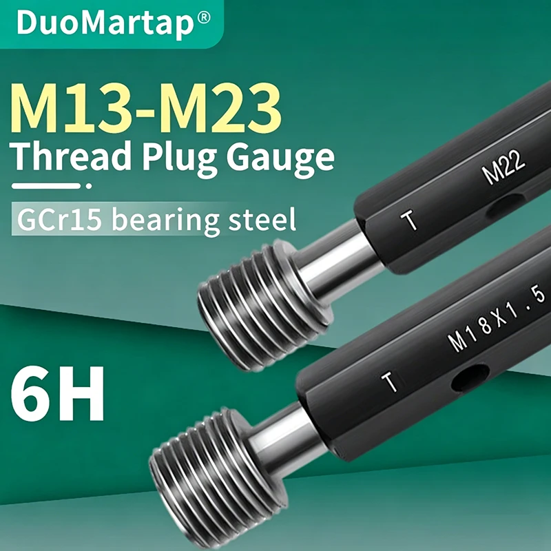 

Калибровочный набор Duo Martap 6H, 1 шт., M13-M23, стальные метрические резьбовые калибры с мелкой резьбой, высокое качество, оптовая продажа