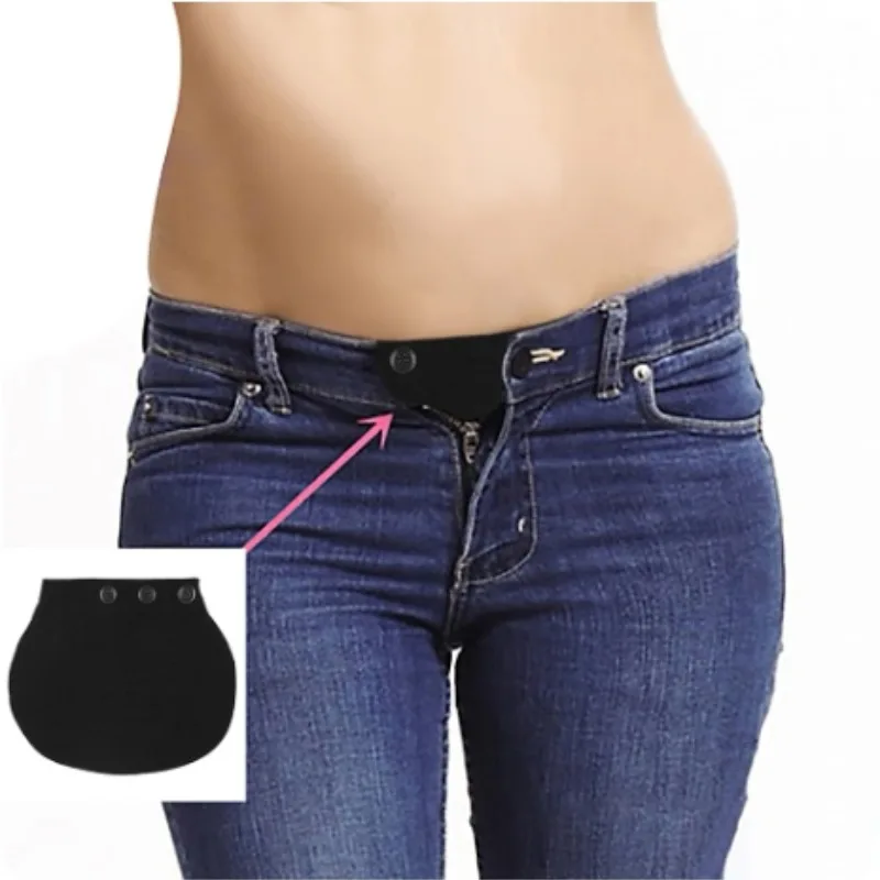 1 Pcs Women Pregnancy Waistband Belt Adjustable Elastic Maternity Lengthening Waist Extender Clothing Pants for Pregnant Women