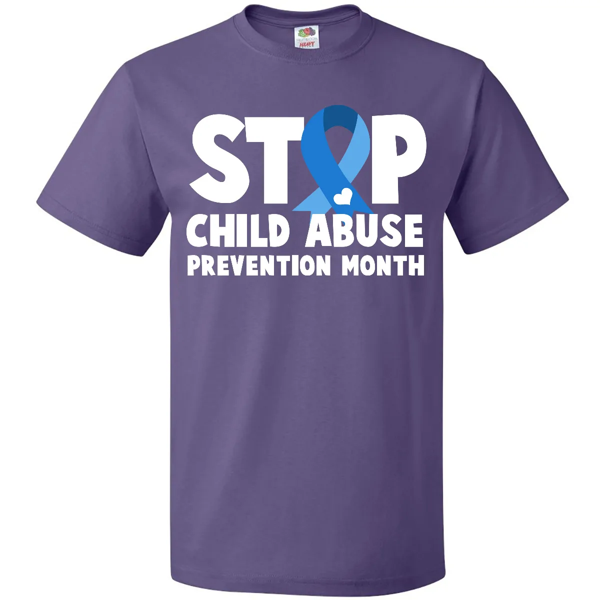 Inktastic Stop Child Abuse Prevention Month T-Shirt Awareness Support Speak Up