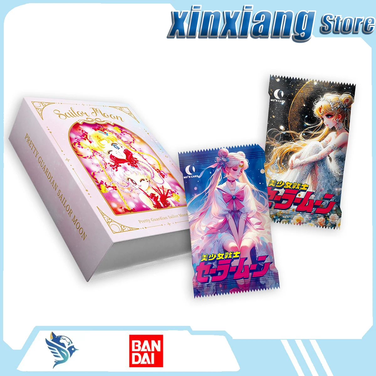 Bandai Sailor Moon Sammelkarten Pure Desire Wind Klassische Charakterkarte Comics Souvenirs Trendige Spielzeuge Animationen Geschenke Niedlich