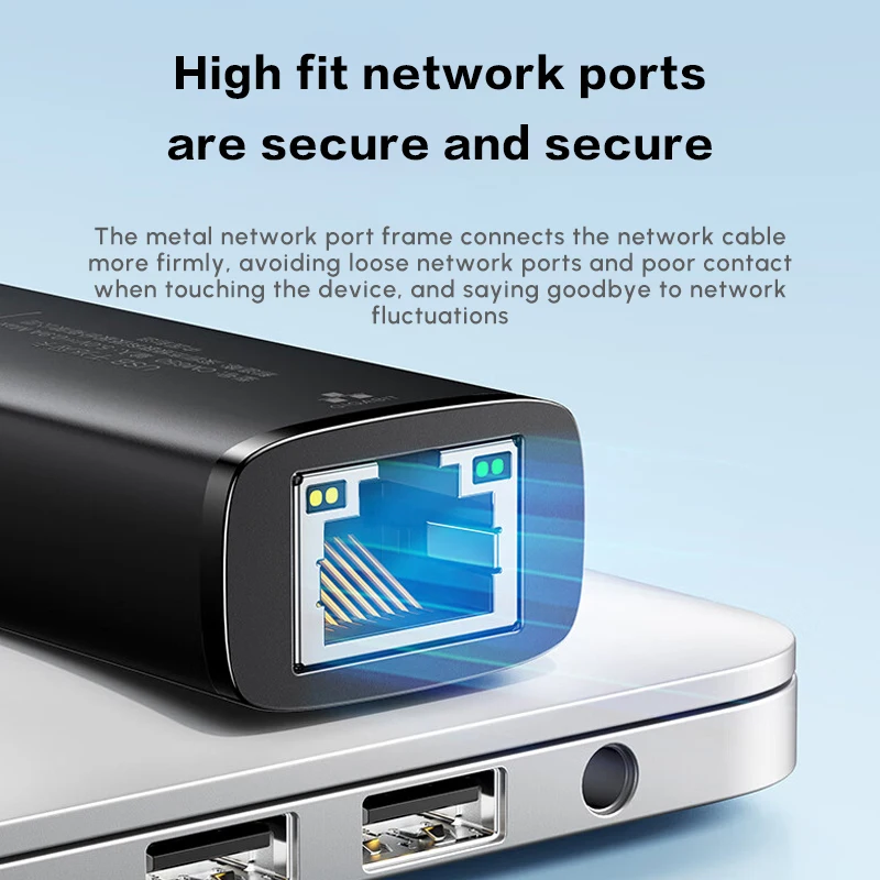 UGREEN USB2.0-이더넷 어댑터, 100Mbps 네트워크 어댑터, 노트북 PC용 RJ45 유선 LAN 인터넷 어댑터