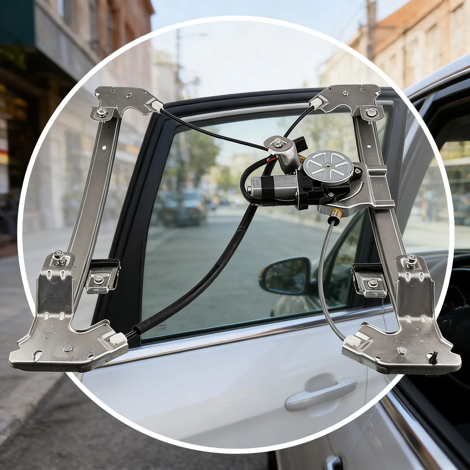 

Window lifter 741-969 rear right with motor suitable for 04-08 Ford F150/Lobo 06-08 Lincoln Mark LT Ideal for Door Window Repair
