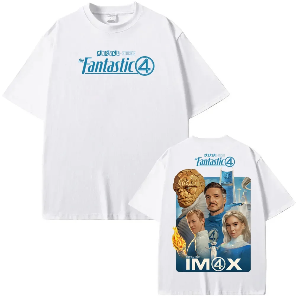 

The Fantastic Four T-shirt Graphic Printing Tee-shirt Short Sleeve Fashion Hip Hop 100%CottonTshirt Women Clothes HighQuality