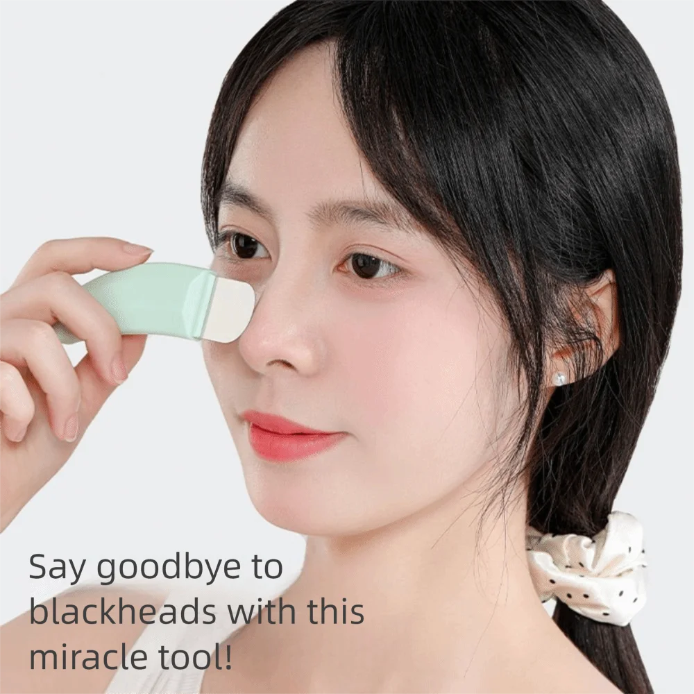 Outil d'élimination des points noirs du visage, nettoyage en profondeur, élimine les points blancs, l'acné, spatule faciale portative, dissolvant de sébum pour outil de soins de beauté